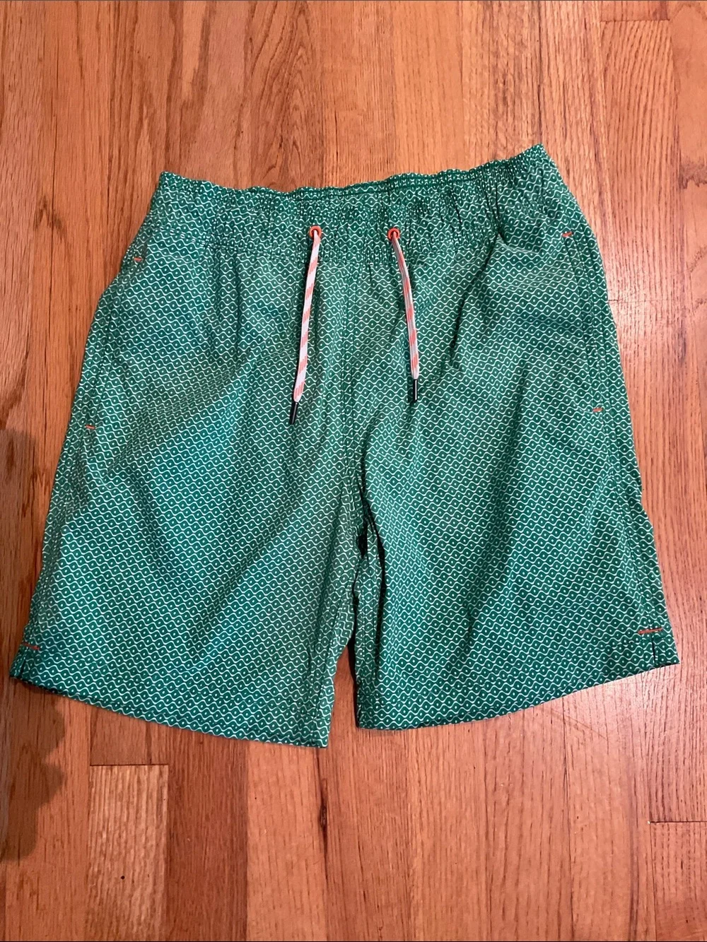 J.Crew Crewcuts - Swim Trunks - Boys’ - Green/White - Size 12 - Swimwear